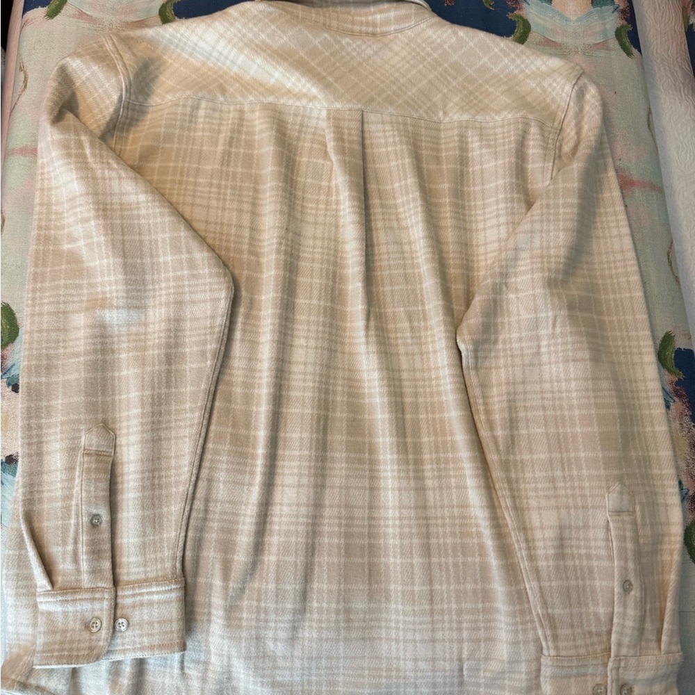 chubbies NWT Men’s XL Beige Plaid Button-Down Shirt - Picture 7 of 7